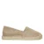 Manfield suède espadrilles beige