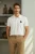 TRENDYOL MAN Heren Wit Geborduurd Kort Regular fit Poloshirts