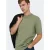 ONLY & SONS regular T-shirt gebreid groen