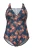 Ulla Popken Badpak  blauw / oranje