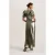 Ted Baker Nuel Metallic Puff Sleeve Maxi Dress Gold