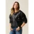 Oltre Short Jacket With Hood And Zip Black