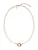 PURELEI Ketting ‘Pearl Charm’  rose-goud / parelwit