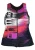 BECO the world of aquasports Tankinitop ‘Suit’  grijs / lila / watermeloen rood / wit