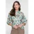 Geisha blouse met print – lichtblauw