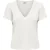 Jacqueline de Yong Dora dodo s/s v-neck glitter top