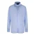 Aquascutum Heren Effen Merken Lange Mouwen Shirt (Blauw)