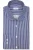 Seidensticker Overhemd donkerblauw, Gestreept