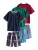 Next Nachtkledij  navy / smaragd / bourgogne / wit