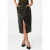Forever New Tiana Vegan Leather Midi Skirt Black