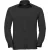 Russell Collection Heren Poplin Easy-Care overhemd met lange mouwen (Zwart)