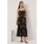 Dames maxi-jurk met bloemenprint, casual/dagelijks te dragen