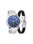Lucardi Analoog horloge  saffier / zwart / zilver