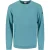 No Excess Pullover crewneck garment dyed + st seablue