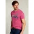 River Woods Normal Fit Basic T-shirt In Amaranth Pink