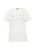COMMA Shirt  hemelsblauw / geel / lichtgrijs / wit