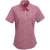 Premier Dames/dames Microcheck Korte Mouwen Katoenen Shirt (Rood/Wit)