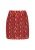 faina Rok ‘Festive’  rood / lichtrood / zwart