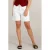 Ivy Beau denim straight regular waist short wit