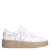 Manfield leren sneakers wit