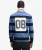 Monogram Stripe Rugbyshirt Relaxed Pasvorm Blauw