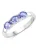 Rafaela Donata Ring  violetblauw / zilver