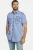 Jan Vanderstorm casual overhemd blauw