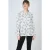 Bloementop met lange mouwen, ronde hals en knoopsluiting in de nek van Conquista Fashion