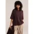 WE STUDIO oversized T-shirt – donkerbruin