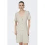 ONLY linnen zomerjurk beige