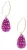 LOTT. gioielli Oorbellen Dames Gb Cone Xs Raw, Materiaal: Stainless steel, Kleur: Paars