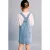 Mango Kids Hello Kitty denim spijkerjurk medium blue denim