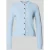Jake*s Casual Gebreid jack met ronde hals en knoopsluiting