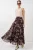 Hoge Taille Paisley Maxi Rok