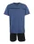 TOM TAILOR Pyjama kort  nachtblauw / saffier / wit