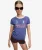 Athletic Football Stripe T-shirt Blue