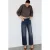 Mango geruite top met strass-steentjes – bruin