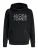 Jack & Jones Junior Sweatshirt ‘JJEJEFF’  donkergrijs / zwart / wit