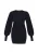 faina Gebreide jurk  navy