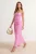 TRENDYOLMİLLA Dames Roze Effen Mouwloos Getailleerd Blouses