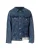Dandalo Tussenjas  blauw denim / donkeroranje / zwart / wit