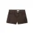 Mango Kids denim short donkerbruin