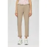 s.Oliver tapered regular waist casual broek beige