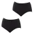 Pakket van 2 Bamboe Onderbroeken voor Dames in Plusmaten Q908R