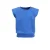 Anytime sweat top met schoudervulling blauw