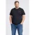Petrol industries Plus Size regular fit T-shirt met logo – deep black