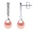 Oorbellen Dangle zoetwater parels 6-7mm Pears Roses Jewelry 925