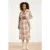 Smashed Lemon 24556 lange lila geruite jas met grote revers |