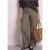 Bootcut Velourshose im Slim Fit