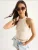 Bianco Lucci Gebreide top  ecru